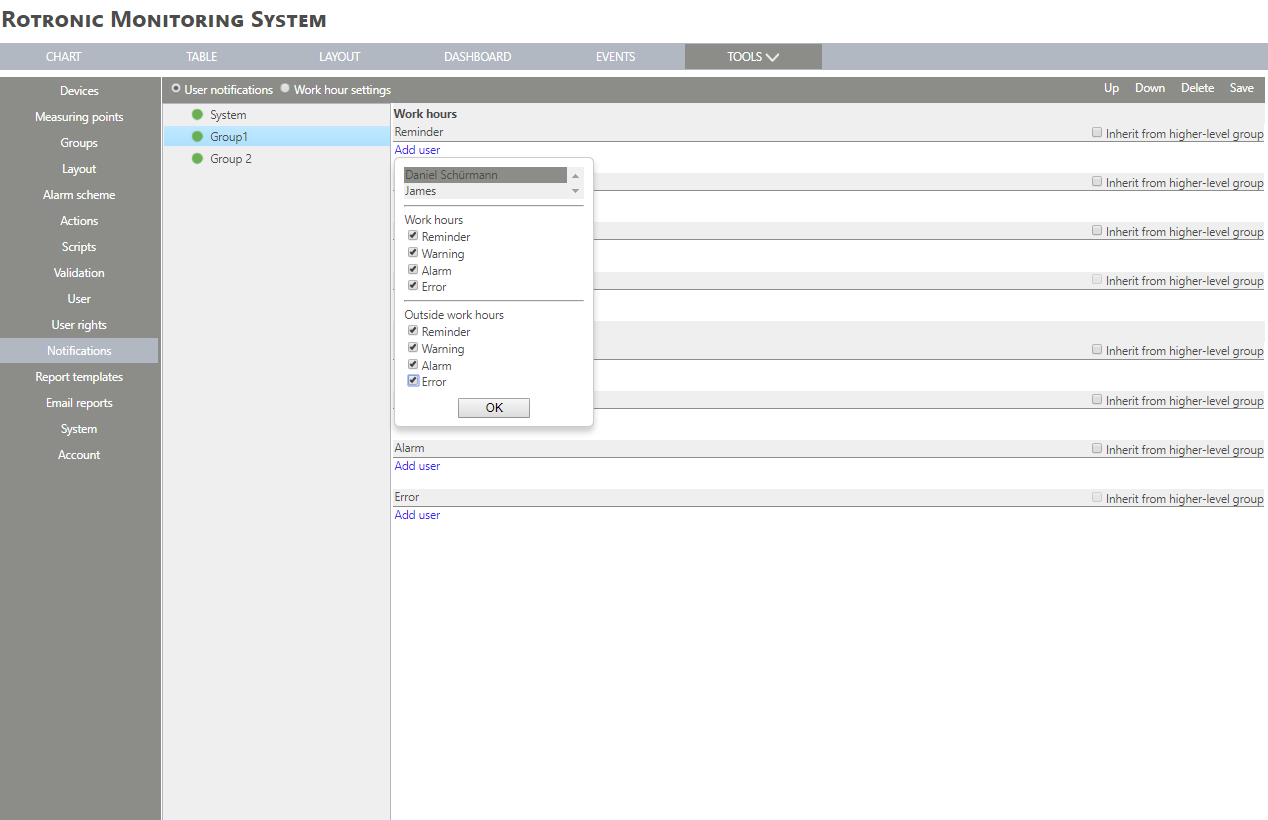 Add a notification step 4-group