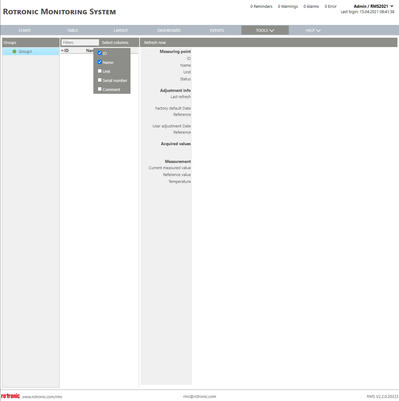 Adjust New+Select Columns