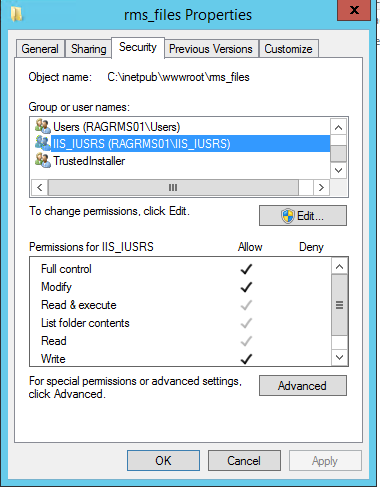 Configure IIS Web Server 8