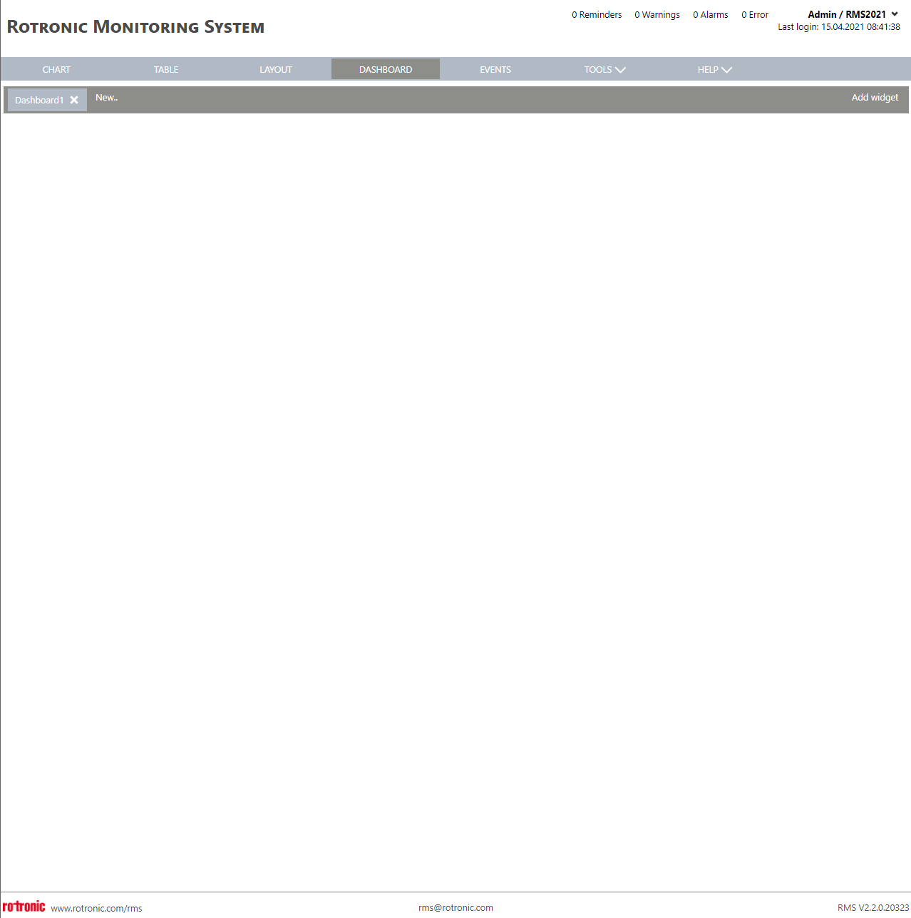 Dashboard View New
