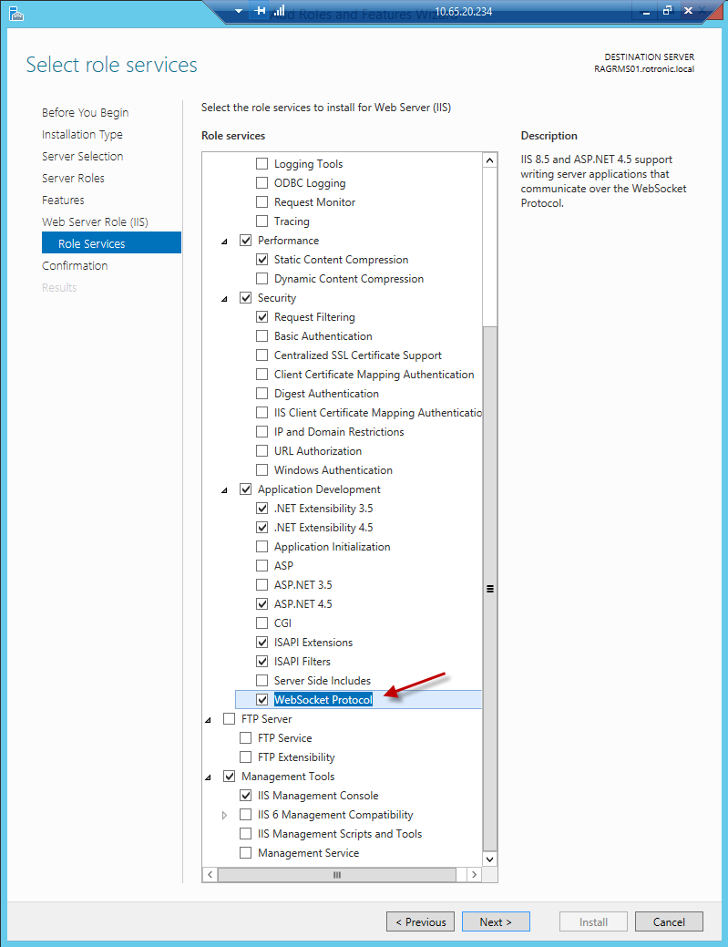 Enable IIS Web Server 9