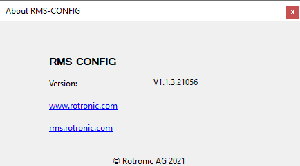 RMS Config help