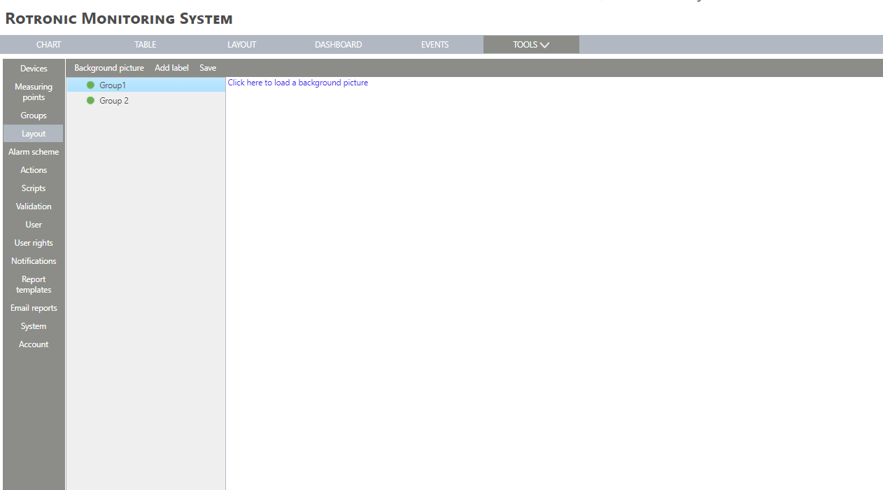 RMS add a layout step 2