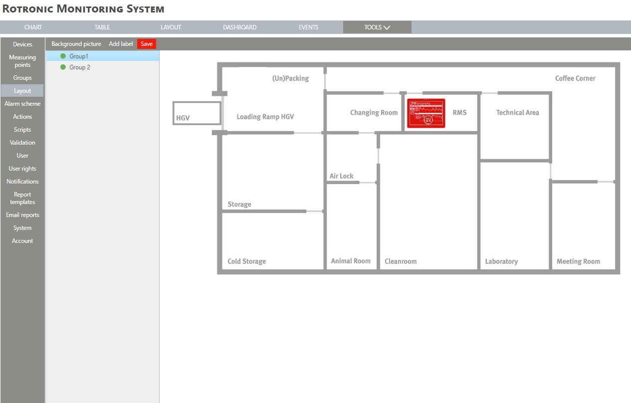 RMS add a layout step 4