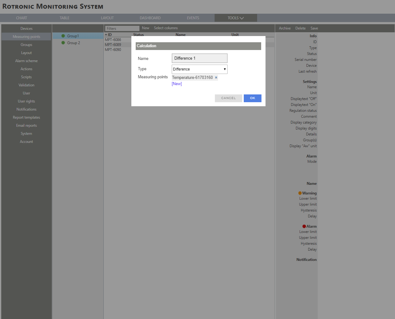 RMS add an arithmetic calculation step 6