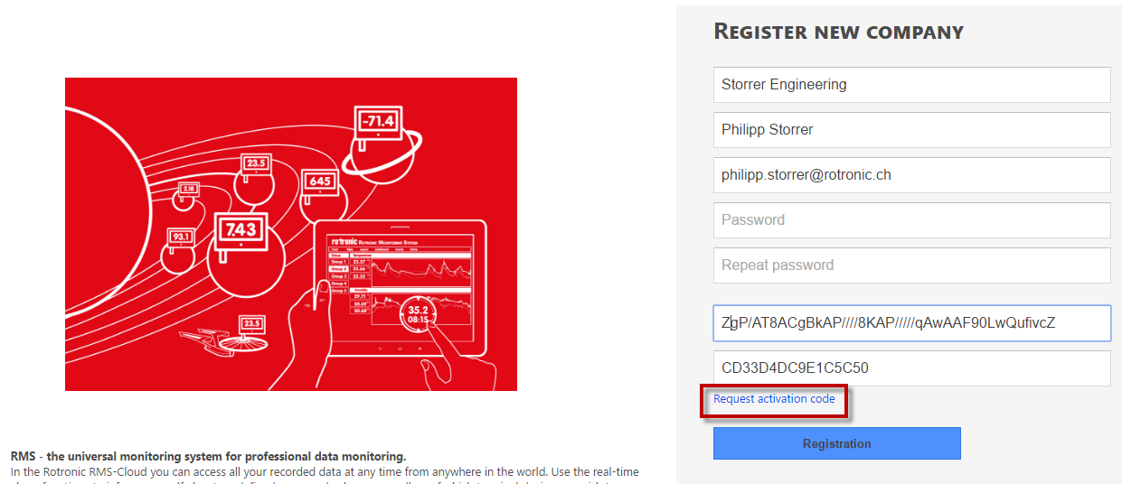 Register and login 1