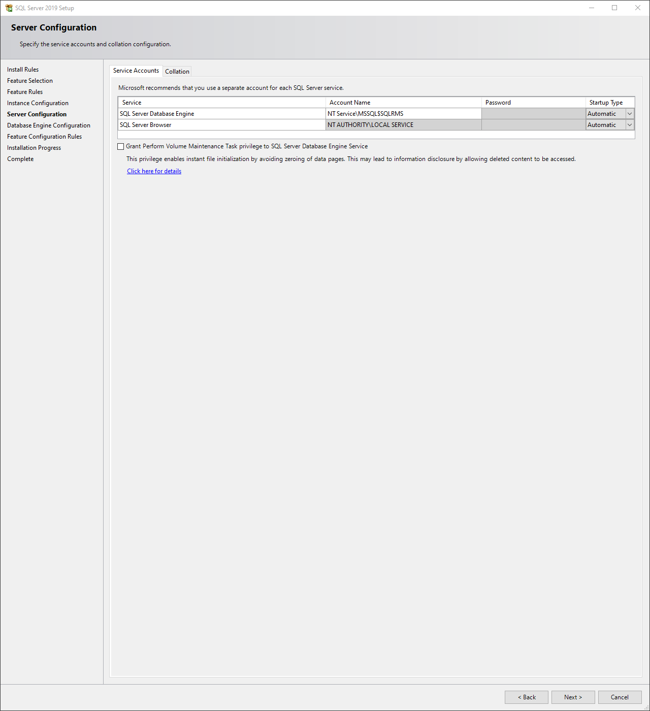 SQL Installation 17
