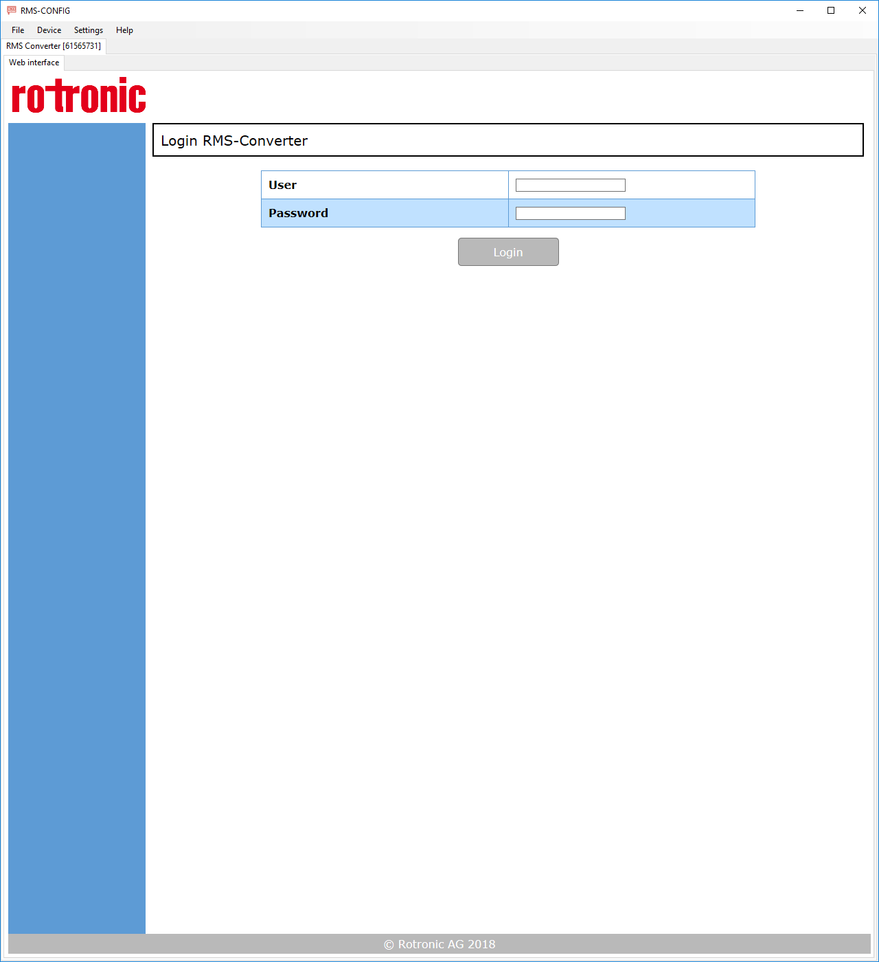 add a converter via rms-config 3