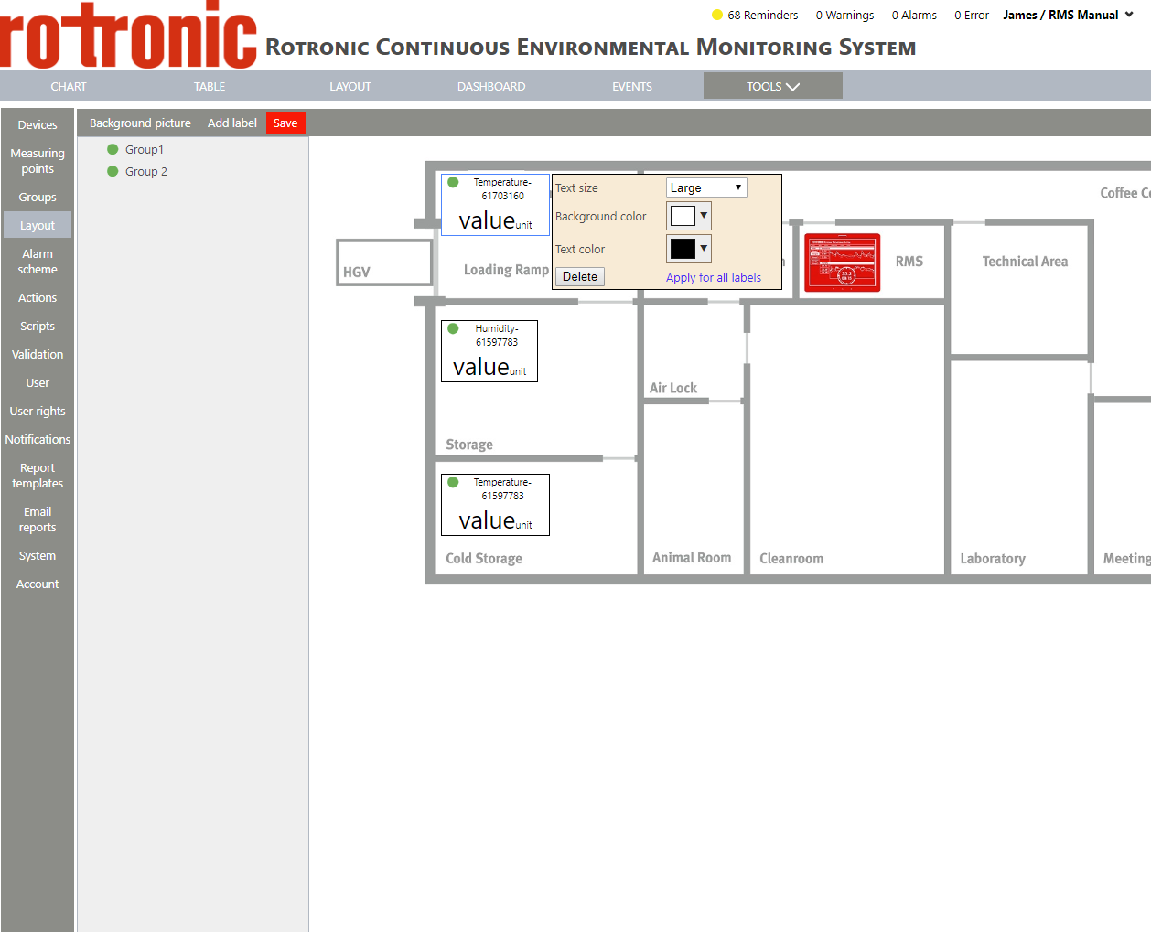 configure your layout view 9