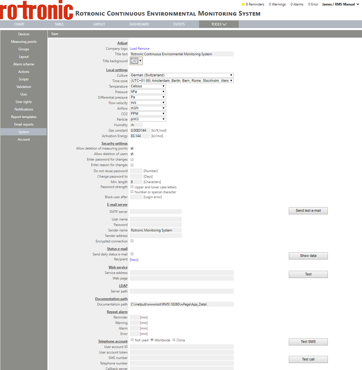 configure your local settings step 2