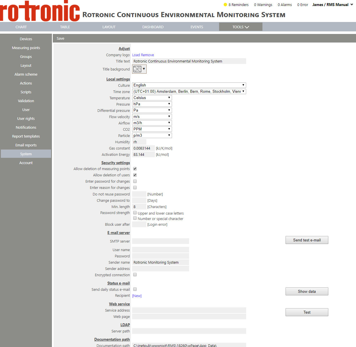 configure your security settings step 2