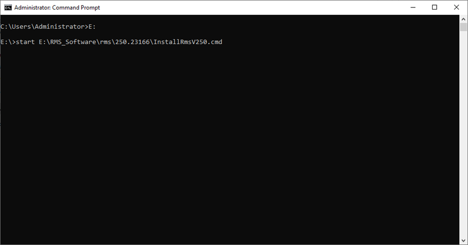 install v250 33