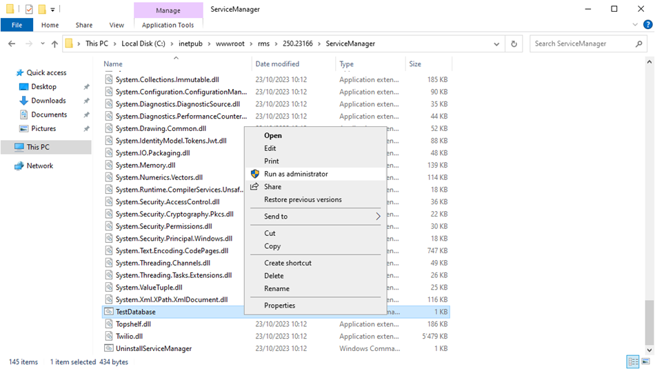 install v250 7