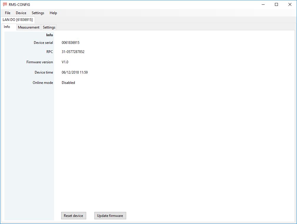 rms config device added