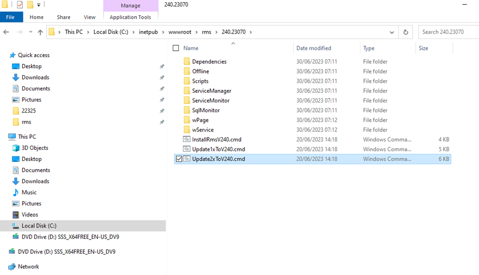 update v240 24