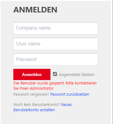 user deactivated